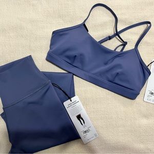 ALO YOGA airlift infinity blue set